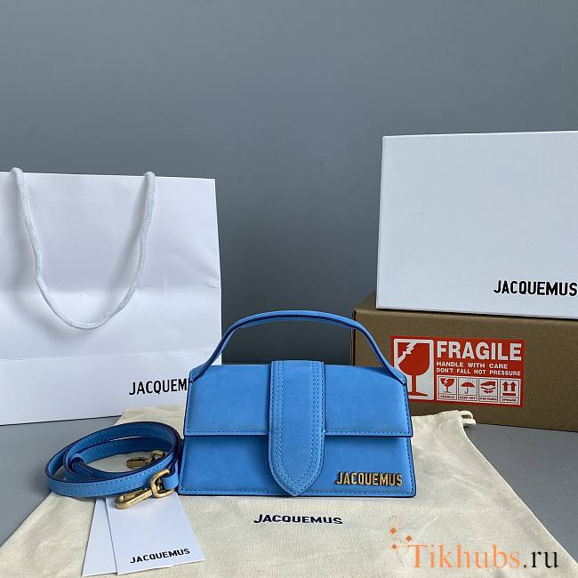 Jacquemus Big Frosted Blue 2056 Size 18 x 6 x 7 cm  - 1