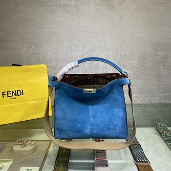 Fendi Peekaboo Blue 305 Size 30 cm