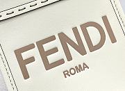 Fendi Explosive Small Bag White 8376A Size 13 × 6 × 18 cm - 2