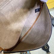 Fendi Caramel Newest Horn Underarm Bag 1388 Size 29 x 22 x 13 cm - 5