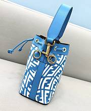 Fendi Fisheye Blue 8380 Size 12 x 10 x 18 cm - 5