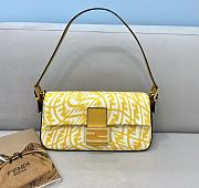 Fendi Baguette Yellow 8378L Size 27 x 4 x 13 cm - 1