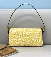 Fendi Baguette Yellow 8378L Size 27 x 4 x 13 cm - 4