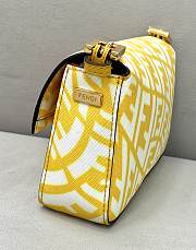 Fendi Baguette Yellow 8378s Size 19 x 5 x 10 cm - 2