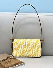 Fendi Baguette Yellow 8378s Size 19 x 5 x 10 cm - 4