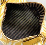 Fendi Fisheye Small Pillow Bag Yellow 8377 Size 19 x 11 x 8 cm - 3