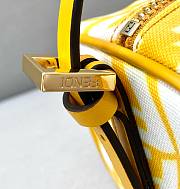 Fendi Fisheye Small Pillow Bag Yellow 8377 Size 19 x 11 x 8 cm - 6