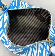 Fendi Fisheye Small Pillow Bag Blue 8377 Size 19 x 11 x 8 cm - 3