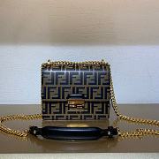 Fendi Small Chain Bag In Black 5013 Size 19 x 14 x 9 cm - 1