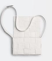 Bottega Veneta Cassette Woven Box Bag White Size 23 × 15 × 5.5 cm - 3