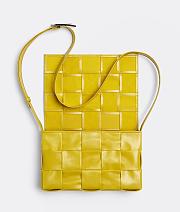 Bottega Veneta Cassette Woven Box Bag Yellow Size 23 × 15 × 5.5 cm - 2