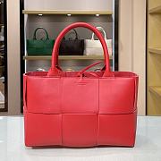 Bottega Veneta SLIP Tote Handbag Red 44052 Size 36 x 24 x 12 cm - 1