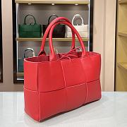 Bottega Veneta SLIP Tote Handbag Red 44052 Size 36 x 24 x 12 cm - 5