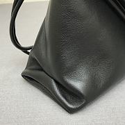 Bottega Veneta Sheepskin Triangle Handbag Black 44050 Size 32 x 18 cm - 6