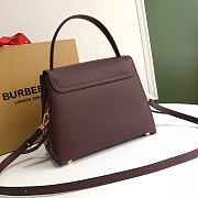 BURBERRY Tote Bag Red Wine 6181 Size 26 x 12 x 21 cm - 5