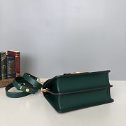 LV Mini Dauphine Bag Malletage Canvas Green M53996 Size 20 x 15 x 9 cm - 6