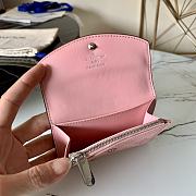 LV Louis Vuitton Anae Coin Purse Gradient Pink M64050 Size 12 x 8 x 1 cm - 3