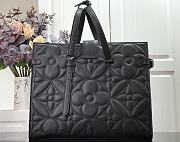 Louis Vuitton ONTHEGO Original Leather Bag Black M60725 Size 41 x 34 x 15 cm - 6