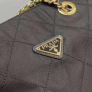 Prada Medieval Parachute Bag Black 6501 Size 43 x 16 x 34 cm - 5