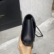 YSL Small Envelope Bag Black 528286 Size 21 × 13 × 6 cm - 6