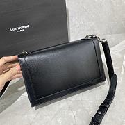 YSL Chain Bag Smooth Leather Black 532756 Size 24 × 14 × 8 cm - 2