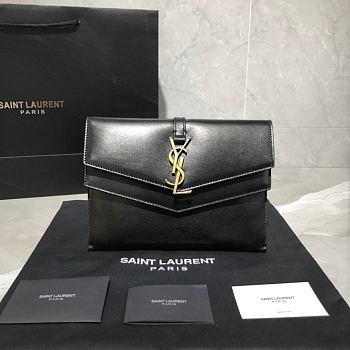 YSL SULPICE's Clutch Black 553566 Size 23 x 17 x 5 cm