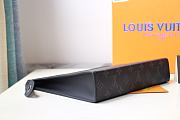 LV Pochette Voyage MM Monogram Eclipse in Black M61692 Size 27 x 21 x 3 cm - 4