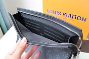 LV Pochette Voyage MM Monogram Eclipse in Black M61692 Size 27 x 21 x 3 cm - 3