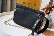 LV Multi Pochette Accessories Handbag Leopard Print Black M45777 Size 24 x 13.5 x 4 cm - 5