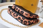 LV Multi Pochette Accessories Handbag Leopard Print Black M45777 Size 24 x 13.5 x 4 cm - 6