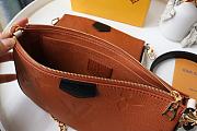 LV Multi Pochette Accessories Handbag Leopard Print Brown M45777 Size 24 x 13.5 x 4 cm - 5