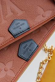 LV Multi Pochette Accessories Handbag Leopard Print Brown M45777 Size 24 x 13.5 x 4 cm - 3