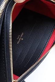 LV Double Zip Pochette Monogram Embossing M69203 Size 20 x 12.5 x 3 cm - 2