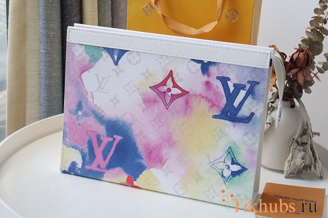 LV POCHETTE VOYAGE Medium Clutch M80460 Size 27 x 21 x 6 cm - 1