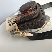 LV Multi Pochette Accessoires Handbag Woven Green M44813  - 3