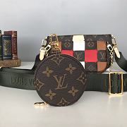 LV Multi Pochette Accessoires Handbag Woven Green M44813  - 6