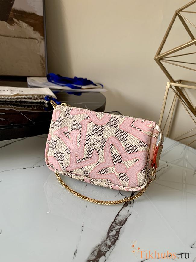 LV Damier Mini Pochette Accessoires Tahiti N60051  - 1