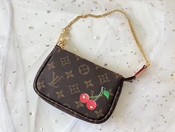 LV Mini Pochette Accessoires M95007 Size 15.5 x 10.5 x 4 cm