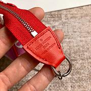 LV Escale Pochette Accessoires Mini Clutch Red M69269 Size 15.5 x 10.5 x 4 cm - 3