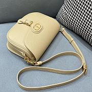 Dior Bobby Muscle Beige Lychee Pattern 9319 Size 22 x 7 x 18 cm - 3