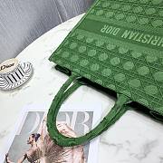 Dior Colorful Jacquard Canvas Handbags Green M1286 Size 41.5 x 32 x 5 - 2