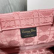 Dior Colorful Jacquard Canvas Handbags Pink M1286 Size 41.5 x 32 x 5 - 6