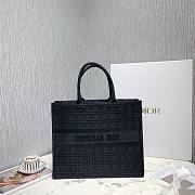 Dior Colorful Jacquard Canvas Handbags Black M1286 Size 41.5 x 32 x 5 - 1