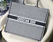 Dior Tote Book Houndstooth Grid Size 41.5 x 32 x 5 cm - 4