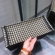 Dior Tote Book Houndstooth Grid Size 42 cm - 4