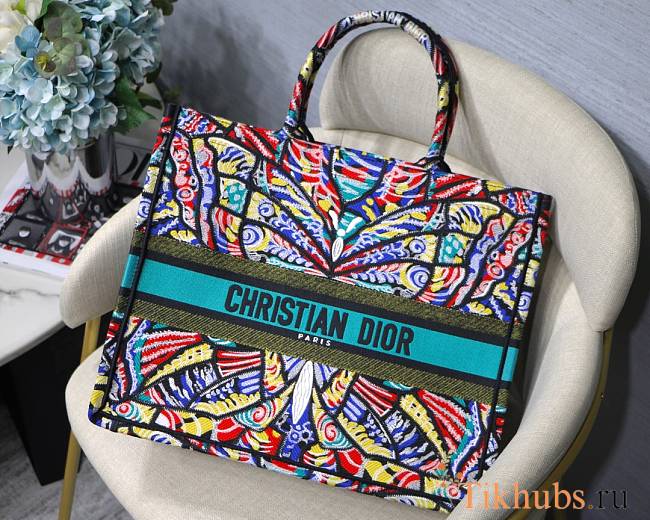 Dior Book Tote Multi Color Size 41.5 x 32 x 5 cm - 1