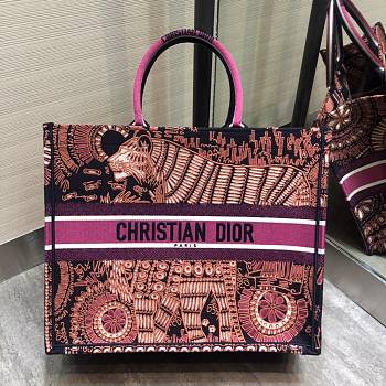 Dior Book Tote Pink Size 42 cm