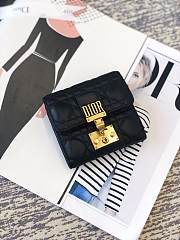 Dior Coin Purse Black Size 11.5 cm - 6