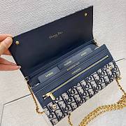 Dior Oblique Embroidered Canvas Clutch 5404 Size 24.5 x 13 cm - 6