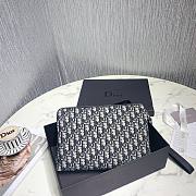 Dior Oblique Jacquard Clutch Size 30 x 20 cm - 2